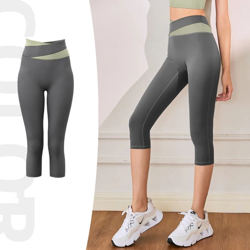leggings-sport-gris-confortables