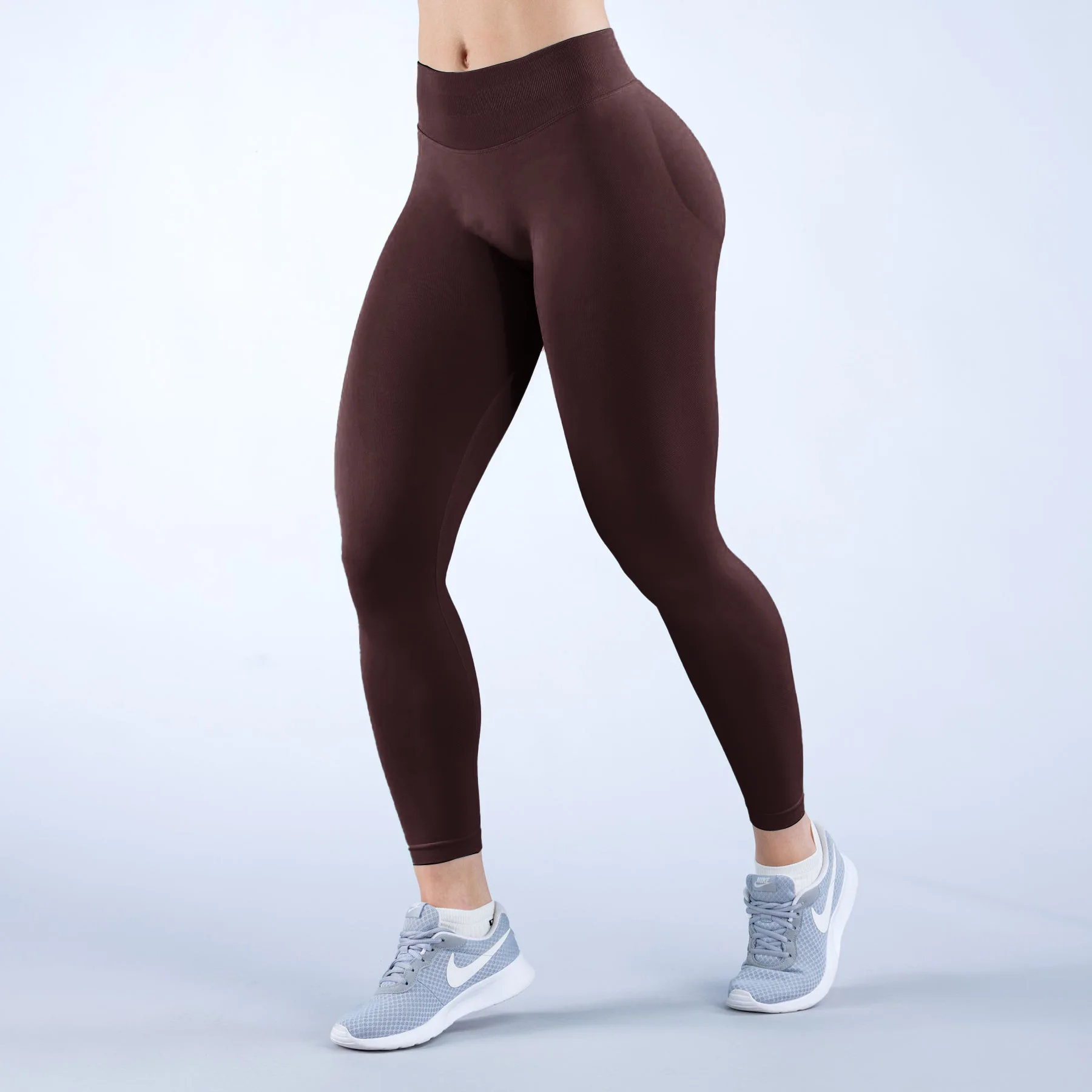leggings-marron-athlétiques